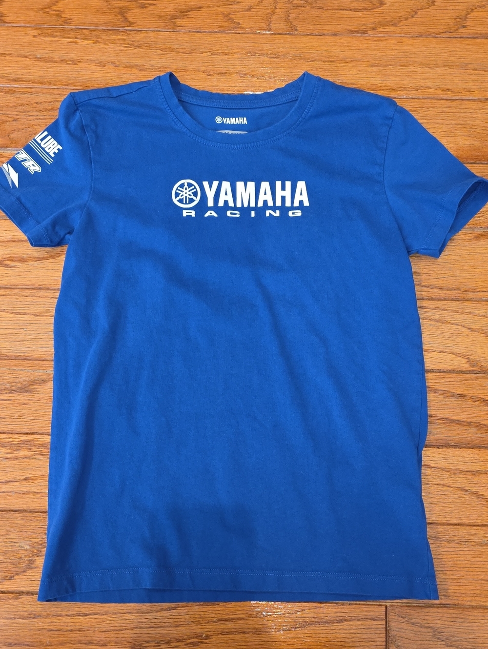 Yamaha Racing Kids Blue Logo Tee